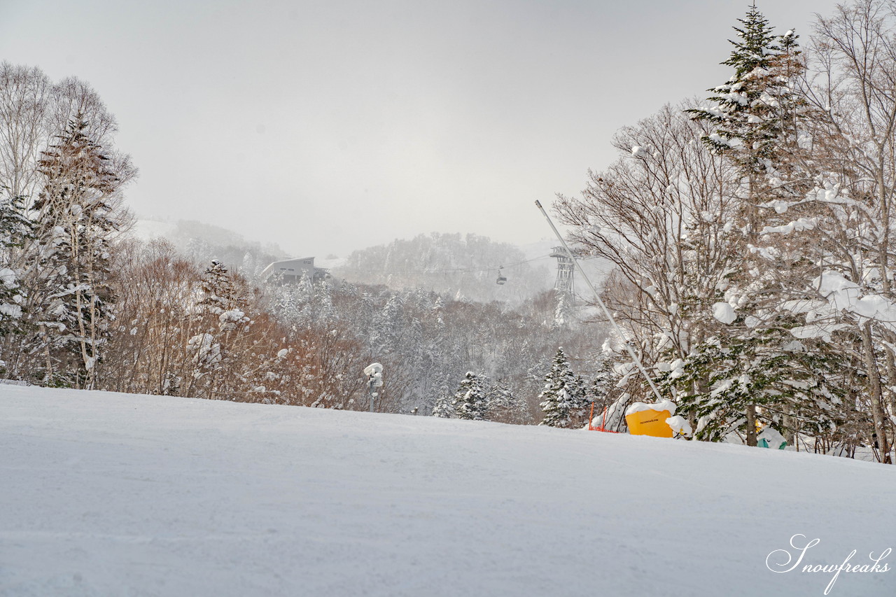 富良野スキー場　気温 -14℃。ダイヤモンドダストが煌めく、国内屈指のリゾートゲレンデを堪能♪